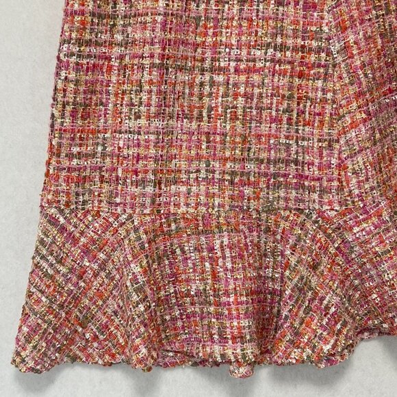 Gracia Tweed Sequin Ruffle Skirt Women's XL NWT - Picture 10 of 11